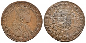 Carlos II (1665-1700). Jetón. 1678. Bruselas. (Dugn-4404). (Vq-13914). Ae. 6,42 g. Oficina de finanzas. MBC-. Est...35,00.