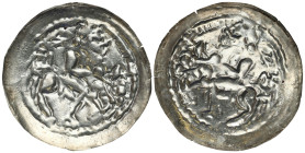 Piastowska Collection - specialization
POLSKA / POLAND / POLEN / POLOGNE / POLSKO

Mieszko III Stary (1138-1202). brakteat (bracteate) łaciński, ks...