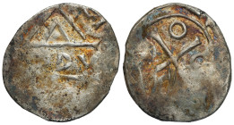 Medieval coins
POLSKA / POLAND / POLEN / POLOGNE / POLSKO

Wielkopolska. Bolesław I Chrobry (992–1025). Naśladownictwo denara ratyzbońskiego - RARE...