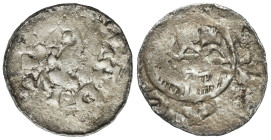 Medieval coins
POLSKA / POLAND / POLEN / POLOGNE / POLSKO

Władysław I Herman. Denar, Krakow / Cracow 
AW: Głowa w lewo i napis w otoku
RW: Budow...