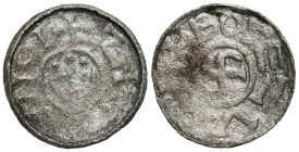 Medieval coins
POLSKA / POLAND / POLEN / POLOGNE / POLSKO

Bolesław III Krzywousty (1107-1138). Denar 1097-1107, Wroclaw / Breslau - RARE R8 
AW: ...