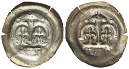 Medieval coins
POLSKA / POLAND / POLEN / POLOGNE / POLSKO

Leszek Biały (1202-1227). brakteat (bracteate) - arkada z wieżą 
AW: Podwójna arkada z ...