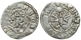 Medieval coins
POLSKA / POLAND / POLEN / POLOGNE / POLSKO

Kazimierz III Wielki (1333-1370). Kwartnik ruski, MONTA - RARE R5 
AW: Ukoronowana lite...