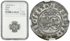 Stephen Báthory
POLSKA / POLAND / POLEN / POLOGNE / POLSKO

Stefan Batory. Szeląg 1585 Wilno / Vilnius NGC AU53 (2 MAX) – RARE 

Rocznik sporadyc...