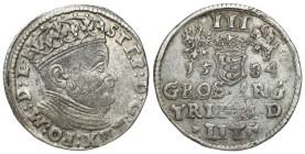 Stephen Báthory
POLSKA / POLAND / POLEN / POLOGNE / POLSKO

Stefan Batory. Trojak (3 Groschen - Grosze ) 1584, Wilno / Vilnius 

Odmiana charakte...