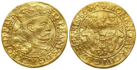 Stephen Báthory
POLSKA / POLAND / POLEN / POLOGNE / POLSKO

Stefan Batory. Ducat / Dukaten 1586, Gdansk / Danzig odmiana koralowo-sznurowa 
AW: Po...