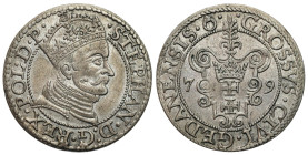 Stephen Báthory
POLSKA / POLAND / POLEN / POLOGNE / POLSKO

Stefan Batory. Groschen (Grosz) 1579, Gdansk / Danzig - VERY NICE 

Subtelna patyna, ...
