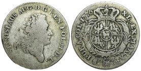 Stanislaus Augustus Poniatowski 
POLSKA / POLAND / POLEN / POLOGNE / POLSKO

Stanisław August Poniatowski. Dwuzłotówka (8 groszy) 1776 EB, Warszawa...