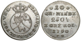 Stanislaus Augustus Poniatowski 
POLSKA / POLAND / POLEN / POLOGNE / POLSKO

Stanisław August Poniatowski. 10 groszy miedziane 1790 EB, Warszawa 
...