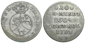 Stanislaus Augustus Poniatowski 
POLSKA / POLAND / POLEN / POLOGNE / POLSKO

Stanisław August Poniatowski. 10 groszy 1795 MW, Warszawa - RARE 
AW:...