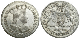 Stanislaus Augustus Poniatowski 
POLSKA / POLAND / POLEN / POLOGNE / POLSKO

Poniatowski. Szostak (6 Groschen - Groszy) 1765, Gdansk / Danzig - RAR...