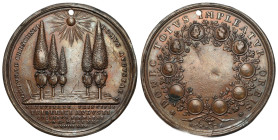 Medals and plaques
POLSKA / POLAND / POLEN / POLOGNE / POLSKO

August II the Strong. Medal 1720 - Birth of August III, bronze - RARE 
AW: Ogród z ...