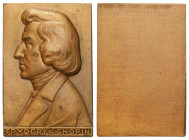 Medals and plaques
POLSKA / POLAND / POLEN / POLOGNE / POLSKO

Small Plaque Warsaw Mint (40x27) - Fryderyk Chopin 

Pięknie zachowany egzemplarz,...