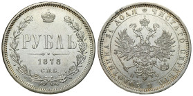 Russia
RUSSIA / RUSSLAND / РОССИЯ / MOSCOW / PETERSBURG

Rosja. Alekxander II. Rubel (Rouble) 1878 СПБ-НФ, Petersburg 
AW: Dwugłowy orzeł rosyjski...