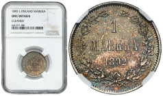 Russia
RUSSIA / RUSSLAND / РОССИЯ / MOSCOW / PETERSBURG

Rosja / Finlandia. Nicholas II. 1 markka 1892 NGC UNC 

Wiekowa patyna, pięknie zachowan...