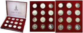 Russia
RUSSIA / RUSSLAND / РОССИЯ / MOSCOW / PETERSBURG

Russia, USSR. Moscow 1980 Olympics Complete set of Olympic coins 

14 x 5 rubli (16,67 g...