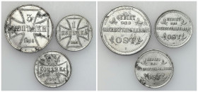 Poland II Republic - Circulation coins
POLSKA / POLAND / POLEN / POLOGNE / POLSKO

Niemieckie Władze Okupacyjne - OST. Kopiejka 1916 A i J, 3 kopie...