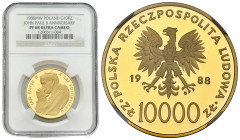 Polish Gold Coins since 1945
POLSKA / POLAND / POLEN / POLOGNE / POLSKO

PRL. 10.000 złotych 1988 Jan Paweł II X lat Pontyfikatu stempel lustrzany ...