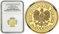 Polish Gold Coins since 1945
POLSKA / POLAND / POLEN / POLOGNE / POLSKO

PRÓBA złoto 20.000 złotych 1991 Papież Jan Paweł II Ołtarz NGC PF69 ULTRA ...