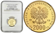 Polish Gold Coins since 1945
POLSKA / POLAND / POLEN / POLOGNE / POLSKO

PRL. 2.000 złotych 1979 Kopernik NGC PF69 ULTRA CAMEO (2 MAX) 

Piękny m...