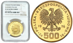 Polish Gold Coins since 1945
POLSKA / POLAND / POLEN / POLOGNE / POLSKO

PRL. 500 złotych 1976 Kazimierz Pułaski NGC PF69 ULTRA CAMEO - ZŁOTO 

E...