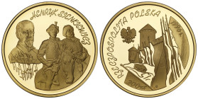 Polish Gold Coins since 1945
POLSKA / POLAND / POLEN / POLOGNE / POLSKO

III RP. 200 złotych 1996 Henryk Sienkiewicz - RZADKOŚĆ 

Nakład 1000 szt...