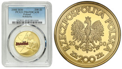 Polish Gold Coins since 1945
POLSKA / POLAND / POLEN / POLOGNE / POLSKO

Polska 200 złotych 2000 Solidarność PCGS PR69 DCAM (2MAX) - RZADKOŚĆ 

D...