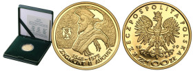 Polish Gold Coins since 1945
POLSKA / POLAND / POLEN / POLOGNE / POLSKO

III RP. 100 złotych 1999 Zygmunt II August - NISKI NAKŁAD 

Moneta w ory...