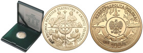 Polish Gold Coins since 1945
POLSKA / POLAND / POLEN / POLOGNE / POLSKO

III RP. 100 złotych 2008 Osadnictwo w Ameryce Północnej 

Moneta w orygi...