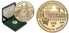 Polish Gold Coins since 1945
POLSKA / POLAND / POLEN / POLOGNE / POLSKO

 III RP. 100 złotych 2010 Auschwitz - Birkenau 

Moneta w oryginalnym zi...