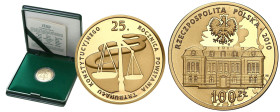 Polish Gold Coins since 1945
POLSKA / POLAND / POLEN / POLOGNE / POLSKO

III RP. 100 złotych 2010 Trybunał Konstytucyjny 

Moneta w oryginalnym z...