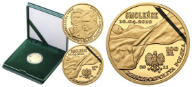 Polish Gold Coins since 1945
POLSKA / POLAND / POLEN / POLOGNE / POLSKO

III RP. 100 złotych 2011 Smoleńsk - Para prezydencka Kaczyńscy 

Moneta ...