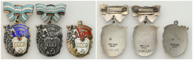 Decorations, Orders, Badges
POLSKA / POLAND / POLEN / POLOGNE / POLSKO

Rosja. ZSRR. Order Materińskaja Sława, zestaw 3 sztuk - wszystkie klasy, sr...