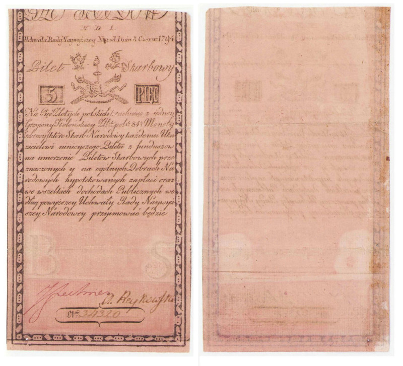 Polish Banknotes - Kosciuszko Insurrection Collection
POLSKA / POLAND / POLEN /...