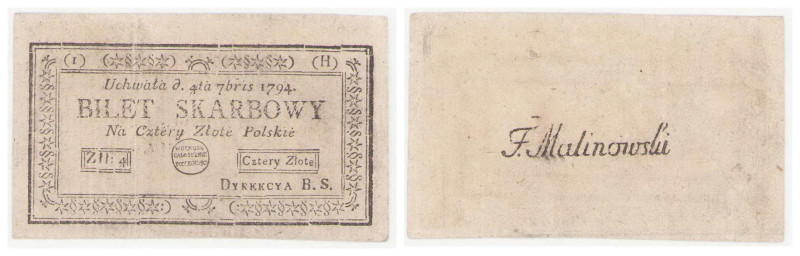 Polish Banknotes - Kosciuszko Insurrection Collection
POLSKA / POLAND / POLEN /...