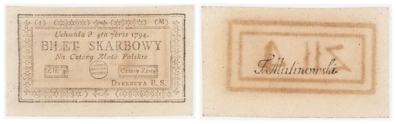 Polish Banknotes - Kosciuszko Insurrection Collection
POLSKA / POLAND / POLEN /...