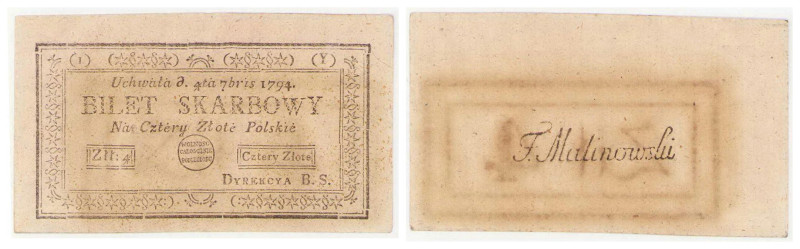 Polish Banknotes - Kosciuszko Insurrection Collection
POLSKA / POLAND / POLEN /...