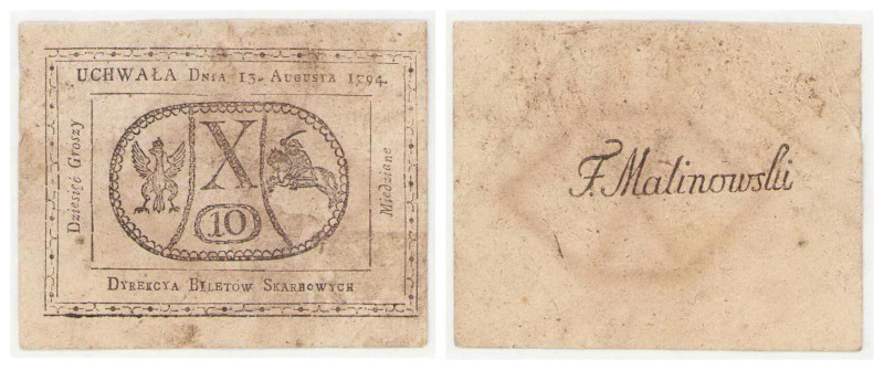 Polish Banknotes - Kosciuszko Insurrection Collection
POLSKA / POLAND / POLEN /...