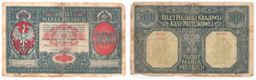 Polish banknotes 1916 - 1948
POLSKA / POLAND / POLEN / POLOGNE / POLSKO

500 marek polskich 1919 – RZADKOŚĆ R5 

Złamania i naddarcia, rzadki naw...