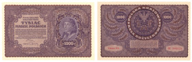 Polish banknotes 1916 - 1948
POLSKA / POLAND / POLEN / POLOGNE / POLSKO

1.000 marek polskich 1919 seria I-DL 

Pięknie zachowane.&nbsp;

Condi...