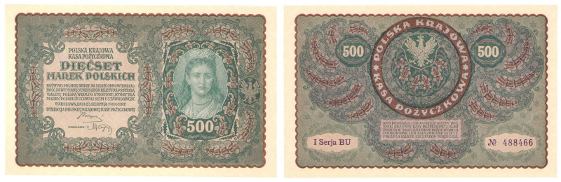 Polish banknotes 1916 - 1948
POLSKA / POLAND / POLEN / POLOGNE / POLSKO

500 ...