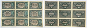 Polish banknotes 1916 - 1948
POLSKA / POLAND / POLEN / POLOGNE / POLSKO

10 marek polskich 1919, zestaw 9 sztuk 

W zestawie 2 x kolejne numery s...