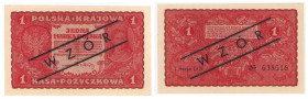 Polish banknotes 1916 - 1948
POLSKA / POLAND / POLEN / POLOGNE / POLSKO

 WZÓR 1 marka polska 1919 I seria DN 

Piękny egzemplarz.

Condition: ...