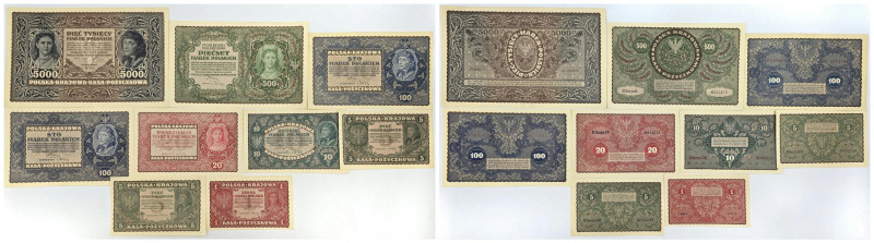 Polish banknotes 1916 - 1948
POLSKA / POLAND / POLEN / POLOGNE / POLSKO

1-5....