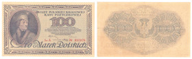 Polish banknotes 1916 - 1948
POLSKA / POLAND / POLEN / POLOGNE / POLSKO

100 marek polskich 1919 

znak wodny “plaster miodu”, złamane w pionie i...