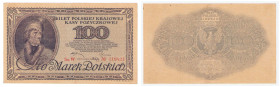 Polish banknotes 1916 - 1948
POLSKA / POLAND / POLEN / POLOGNE / POLSKO

Polska. 100 marek polskich 15.02.1919 - kolekcja Lucowa 

Znak wodny “pl...