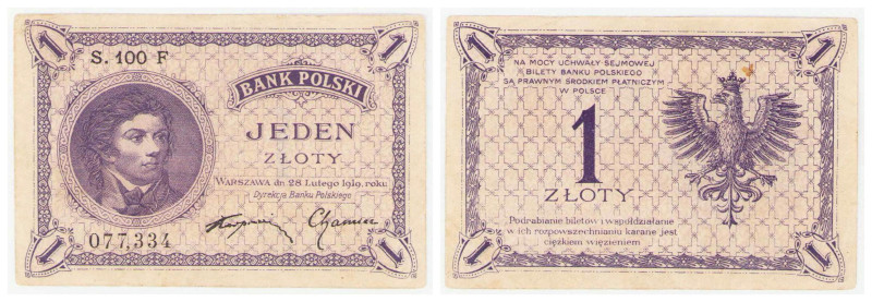 Polish banknotes 1916 - 1948
POLSKA / POLAND / POLEN / POLOGNE / POLSKO

1 zł...