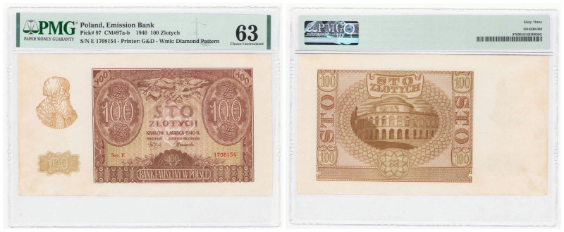 Polish banknotes 1916 - 1948
POLSKA / POLAND / POLEN / POLOGNE / POLSKO

100 ...