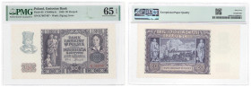 Polish banknotes 1916 - 1948
POLSKA / POLAND / POLEN / POLOGNE / POLSKO

20 złotych / zlotych 1940 seria K , PMG 65 EPQ 

Egzemplarz w gradingu P...