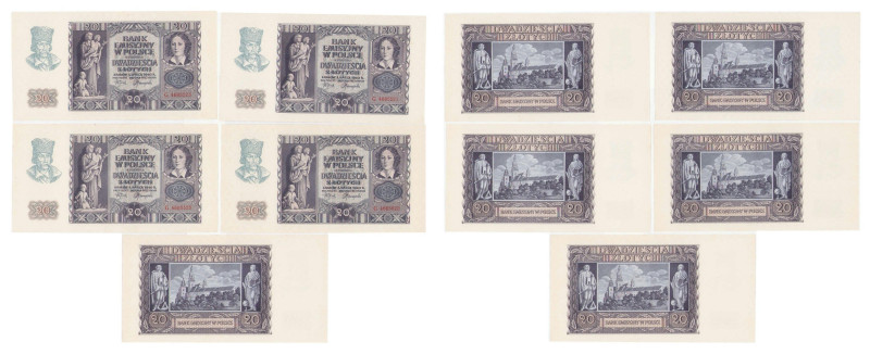 Polish banknotes 1916 - 1948
POLSKA / POLAND / POLEN / POLOGNE / POLSKO

20 z...